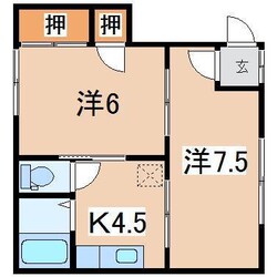 カーサリブレの物件間取画像